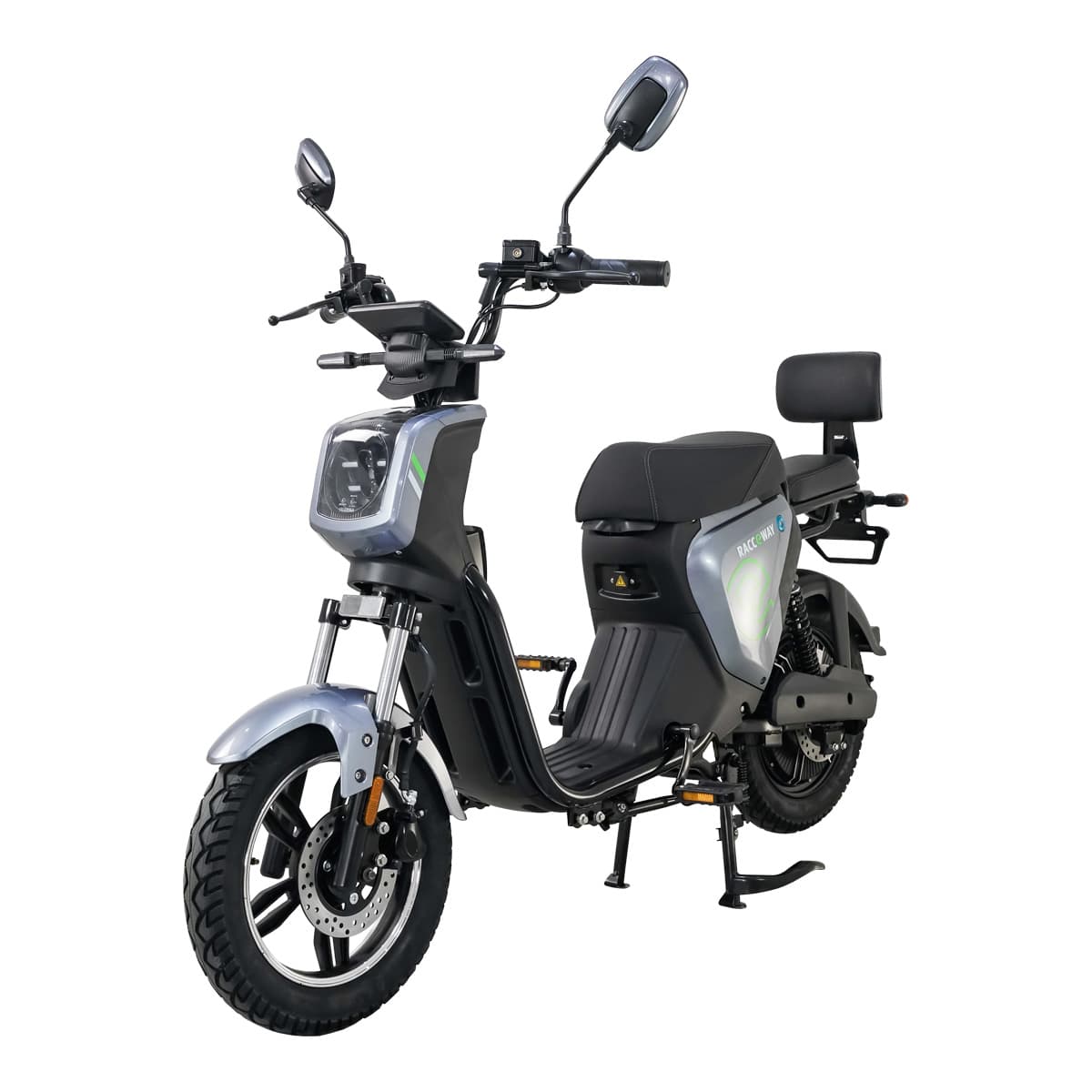 Električni skuter RACCEWAY® PAŘEZ 25, bez registarske oznake, sivi, bez baterije