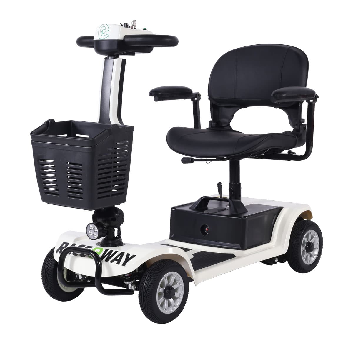 RACCEWAY® SPLIT električni četverotočkaš, bijela