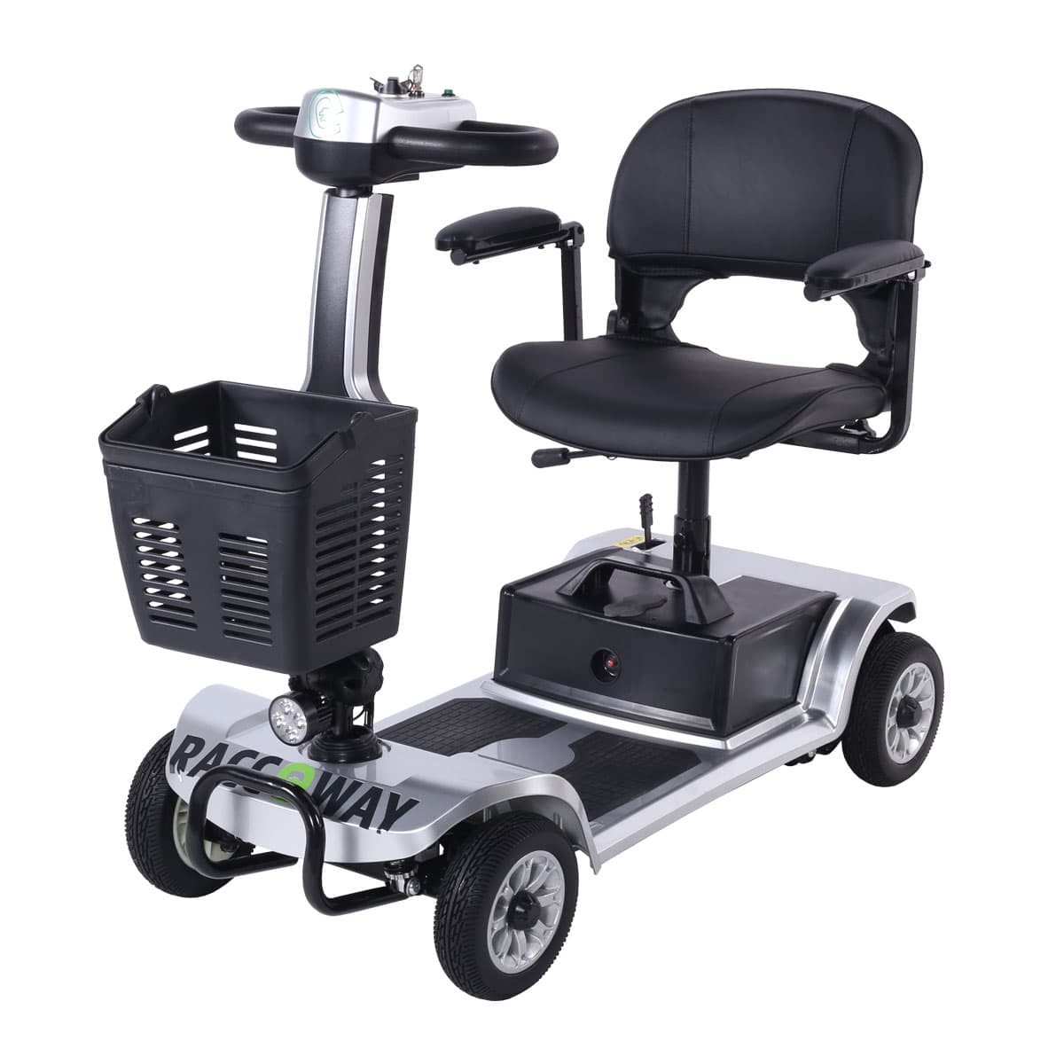RACCEWAY® SPLIT električni četverotočkaš, srebrna