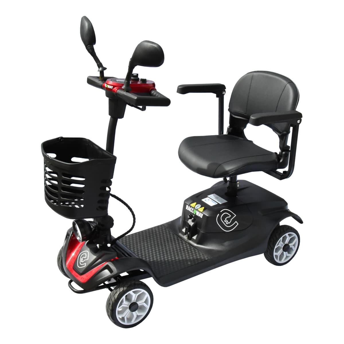 RACCEWAY® SOLID električni četverotočkaš, burgundija