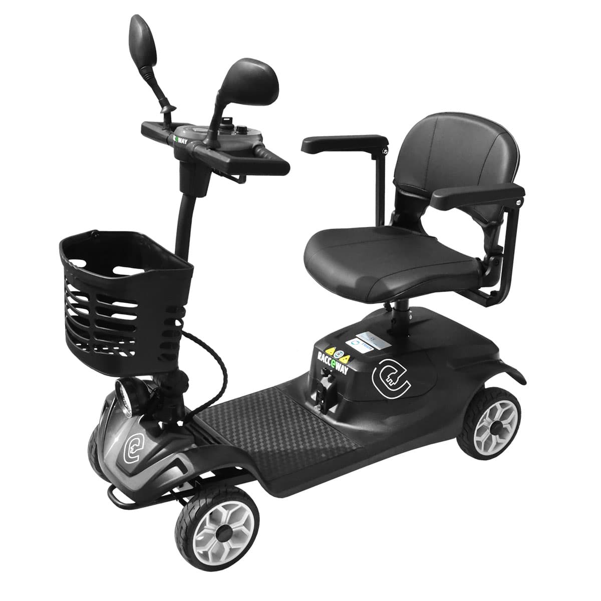 RACCEWAY® SOLID električni četverotočkaš, siva