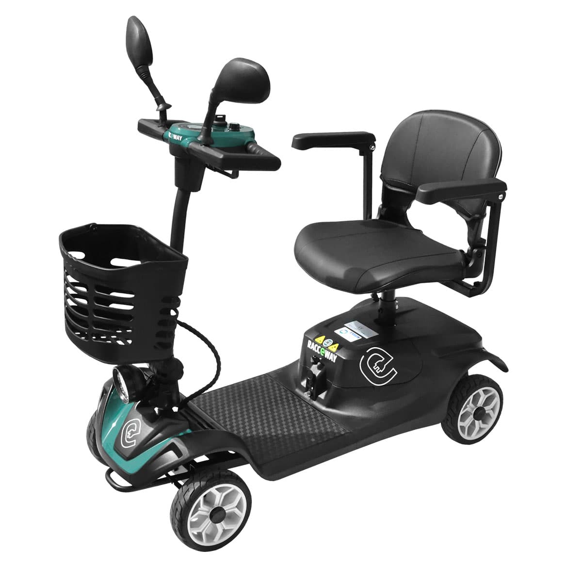 RACCEWAY® SOLID električni četverotočkaš, svijetloplava