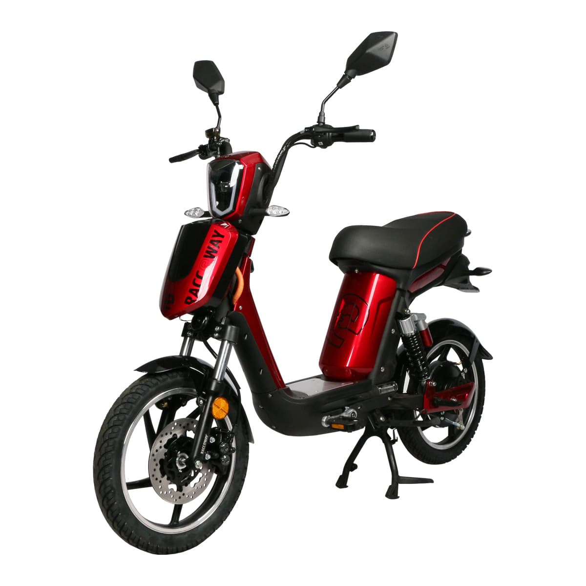 Električni skuter RACCEWAY® E-BABETA®, burgund-metalik