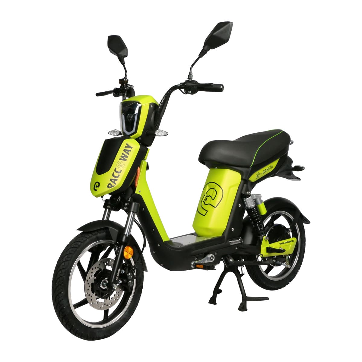 Električni skuter RACCEWAY® E-BABETA®, zeleni-metalik