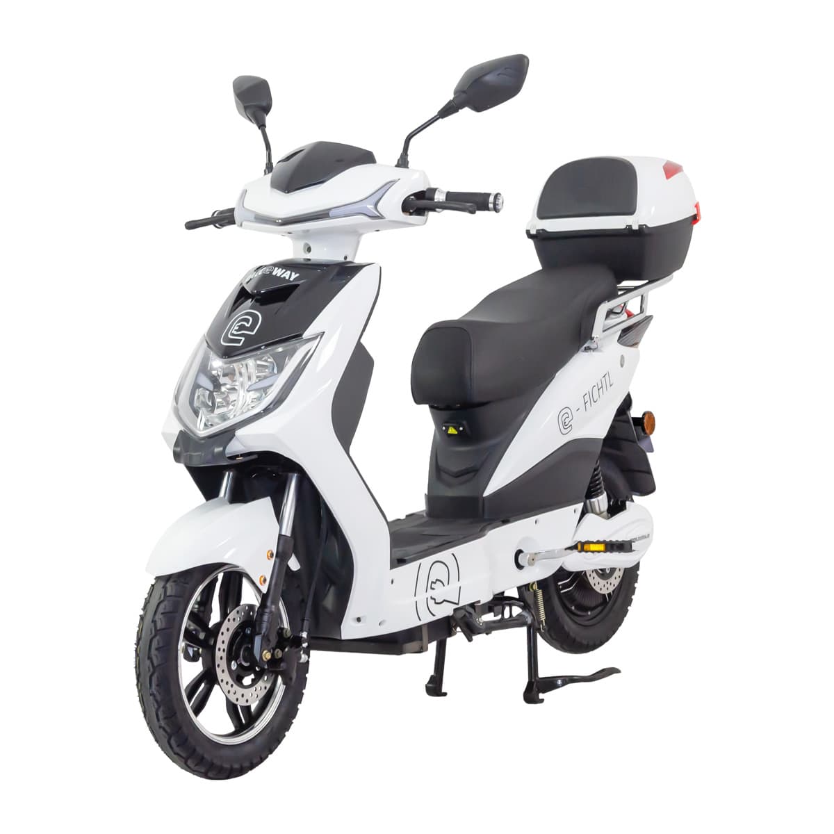 RACCEWAY® E-FICHTL® električni skuter, bijeli-sjajni, bez baterije