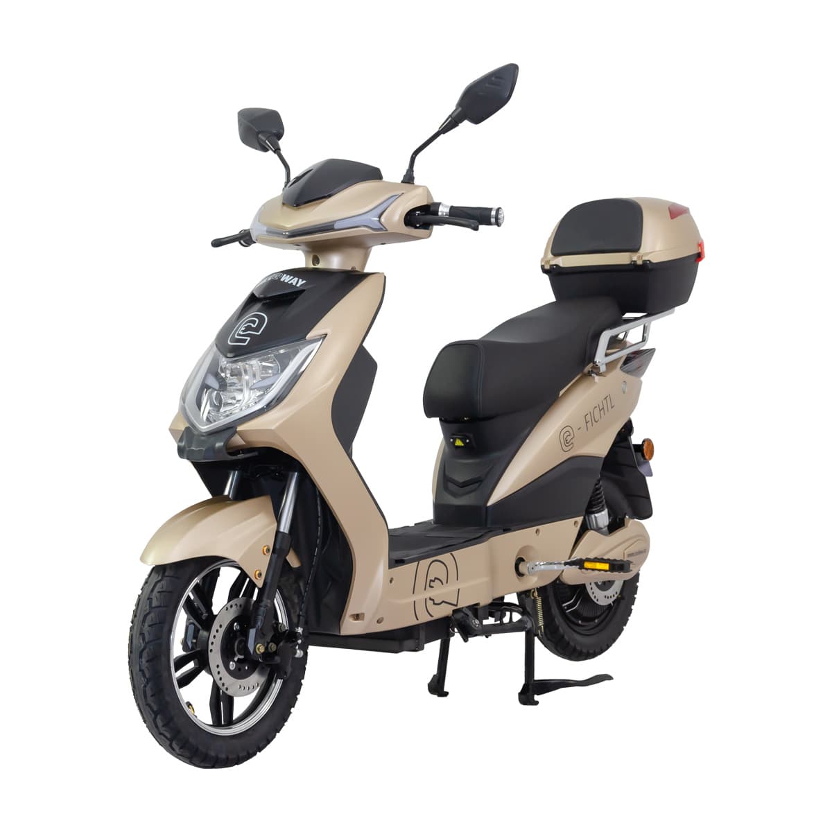 RACCEWAY® E-FICHTL® električni skuter, svijetlo zlatni-mat, bez baterije