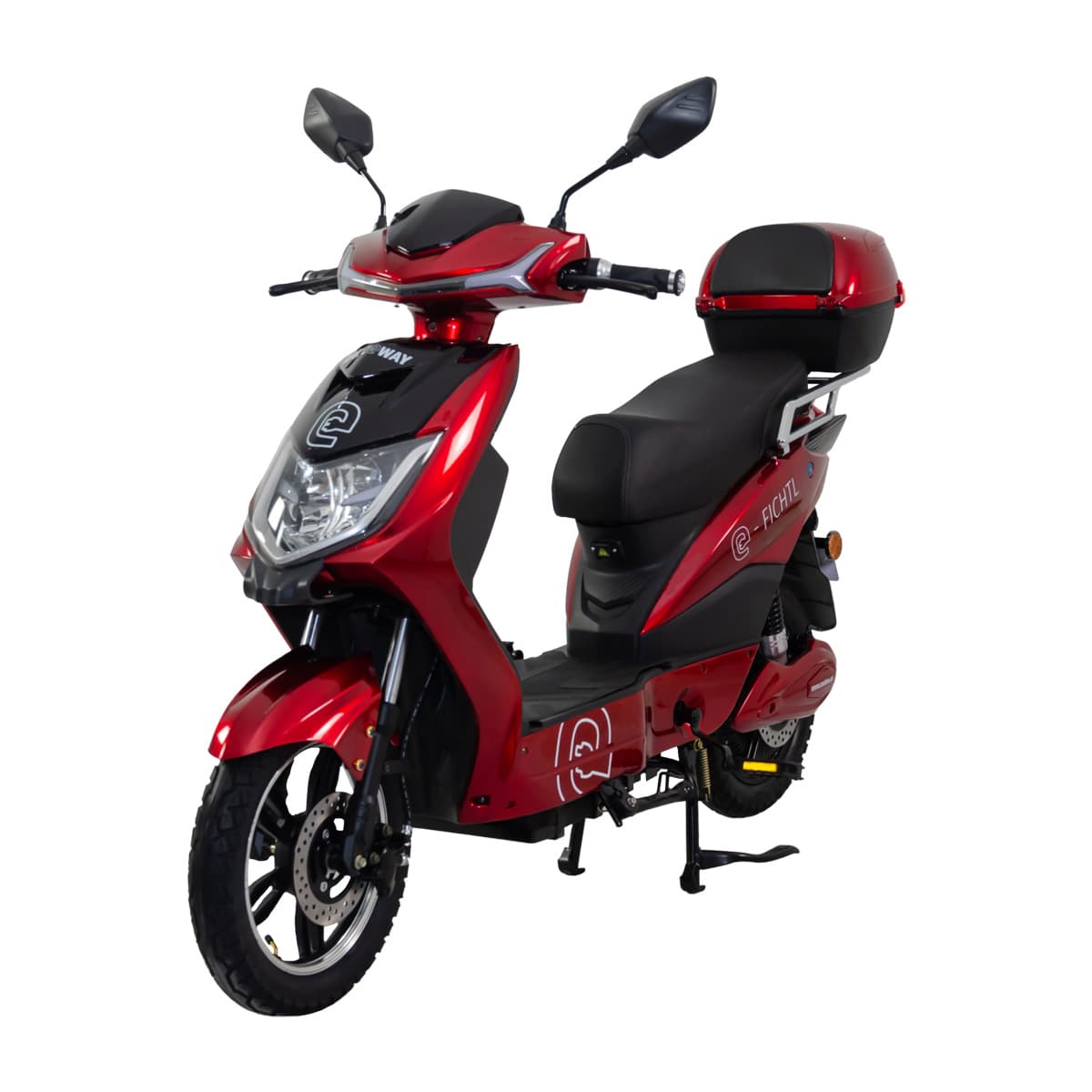 RACCEWAY® E-FICHTL® električni skuter, crveni-sjajni, bez baterije