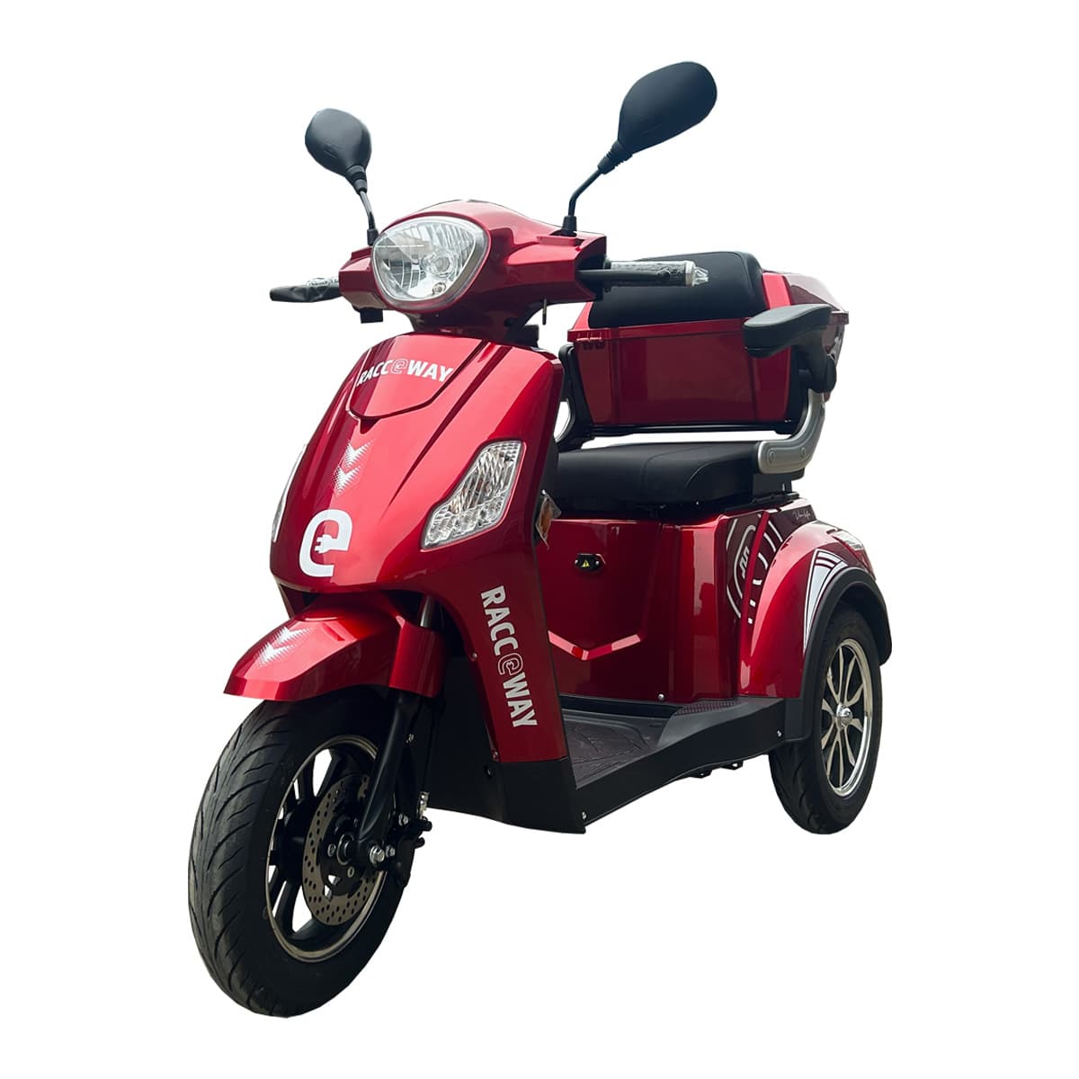 RACCEWAY® VIA LITE električni trotočkaški kolica, crvena