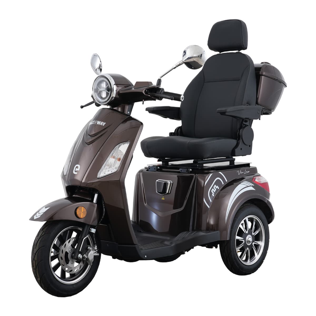 RACCEWAY® VIA LUX električni trotočkaš, kafe