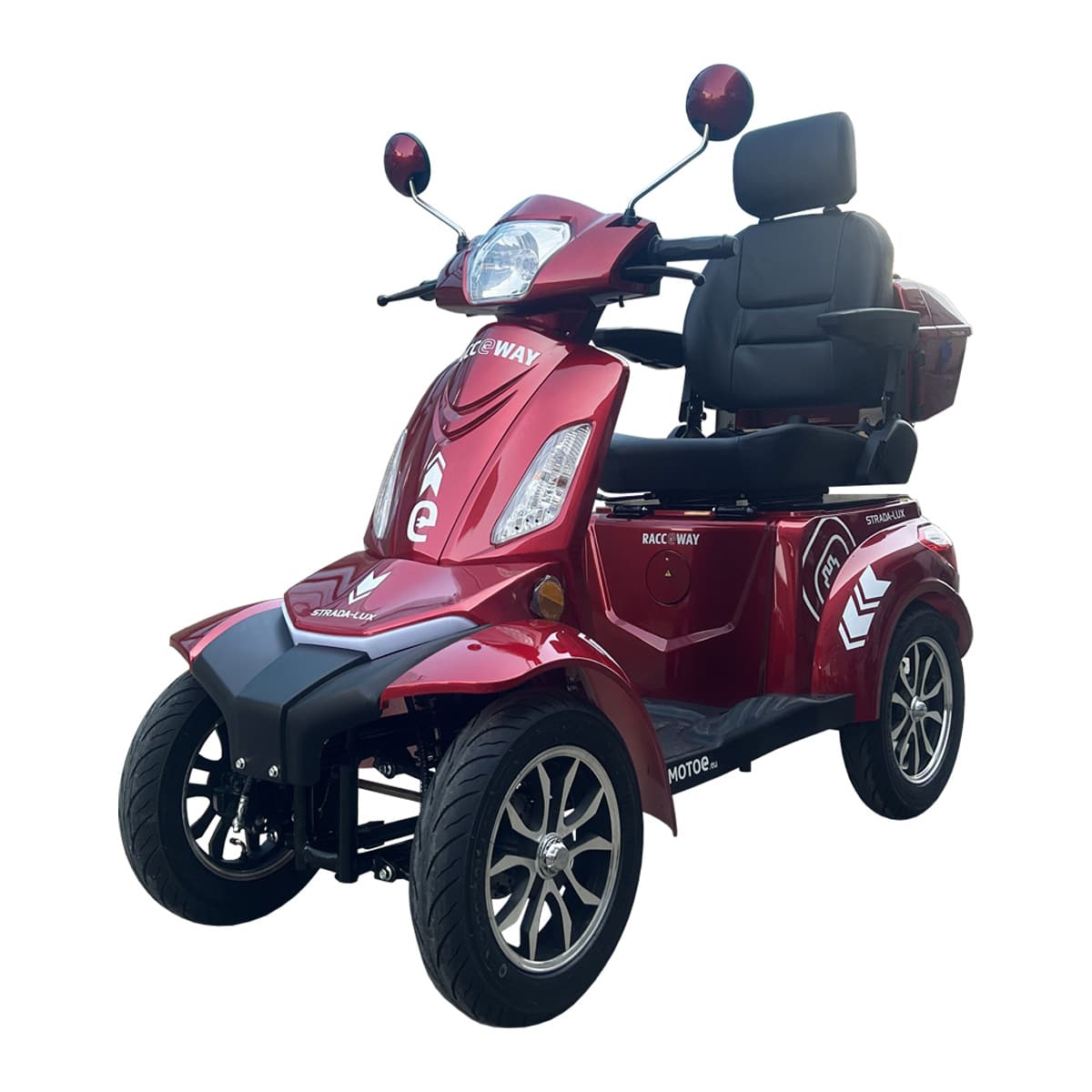 RACCEWAY® STRADA LUX električni četverotočkaš, crveni