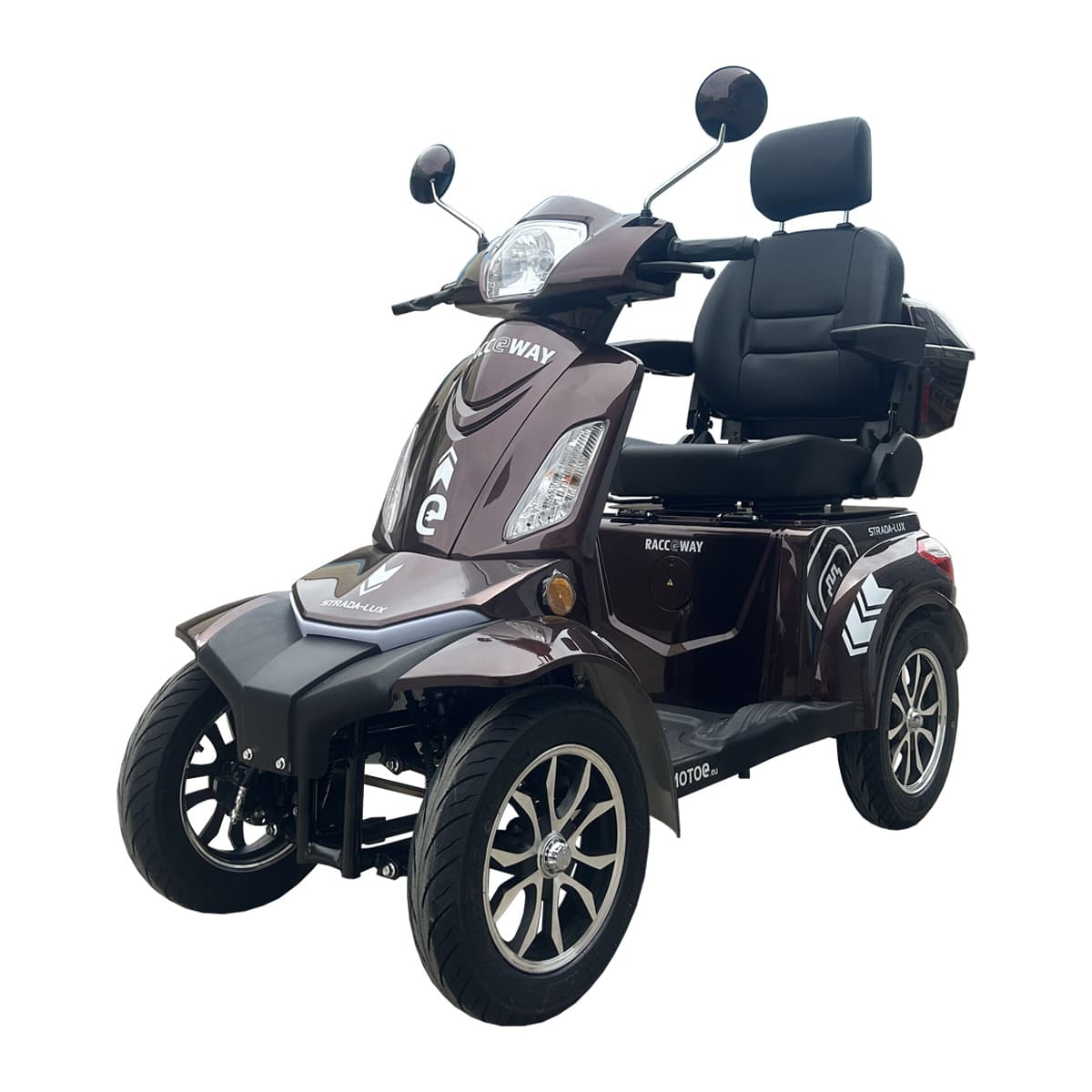 RACCEWAY® STRADA LUX električni četverotočkaš, kafe