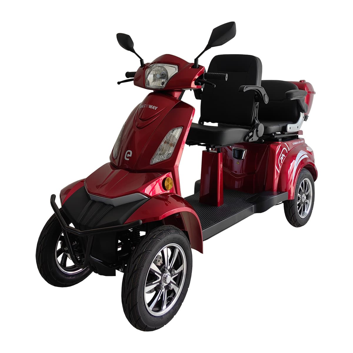 RACCEWAY® STRADA LUX DUO električni četverotočkaš, crveni