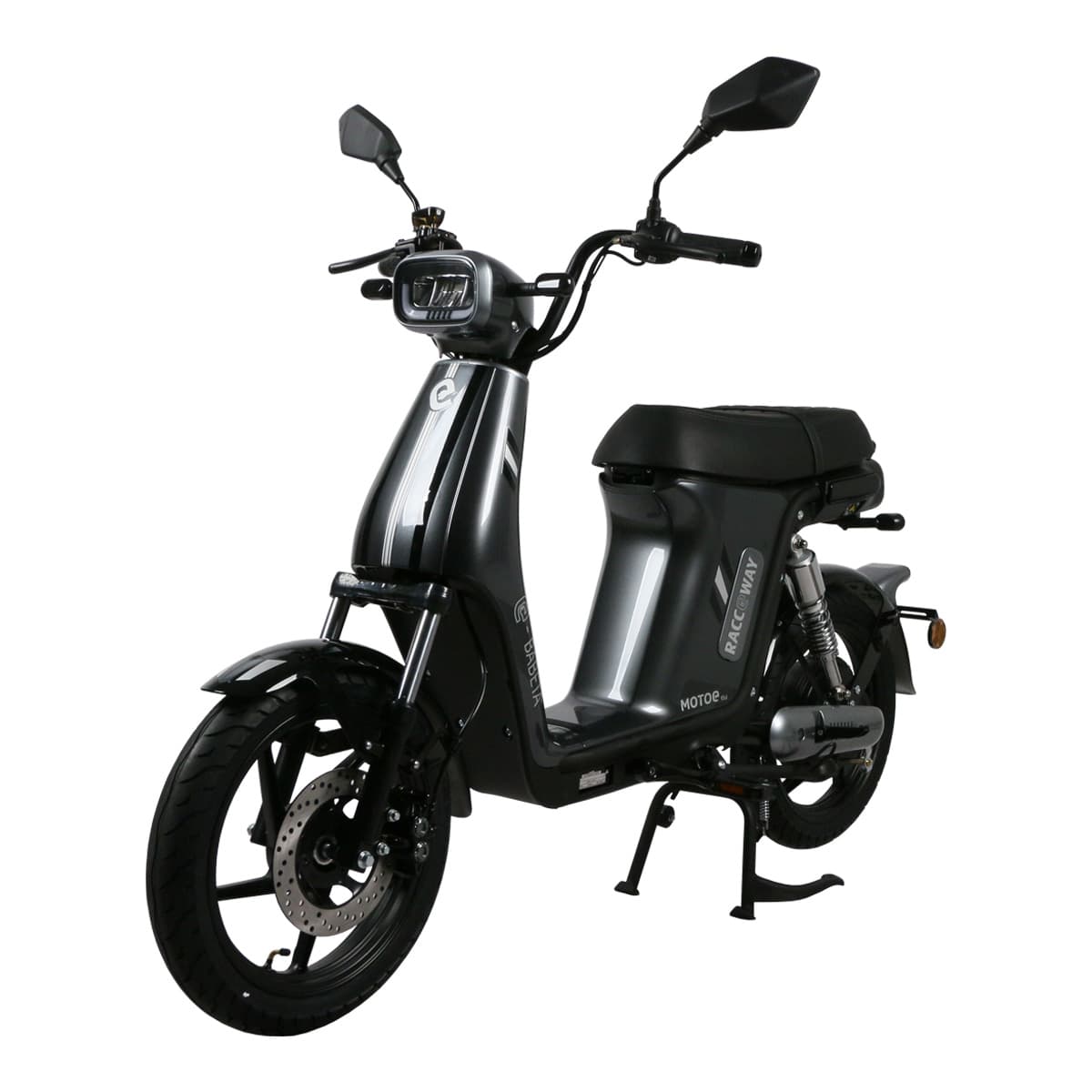 Električni skuter RACCEWAY® E-BABETA® II, sivo-crni