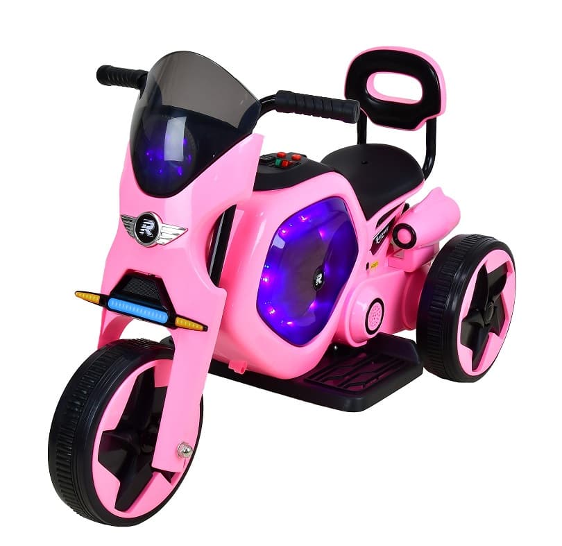 RACCEWAY® električni dječiji tricikl, ružičasti