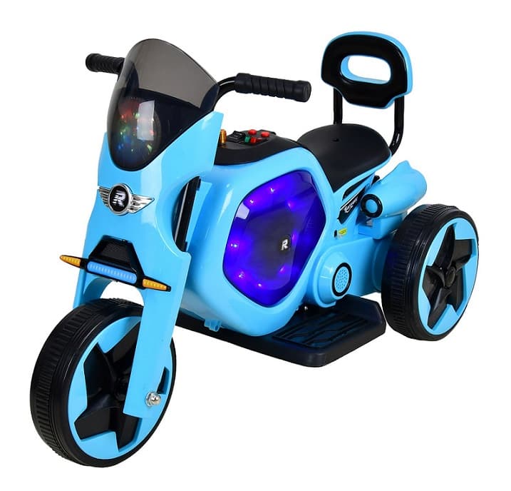 Električni dječiji tricikl RACCEWAY®, plavi
