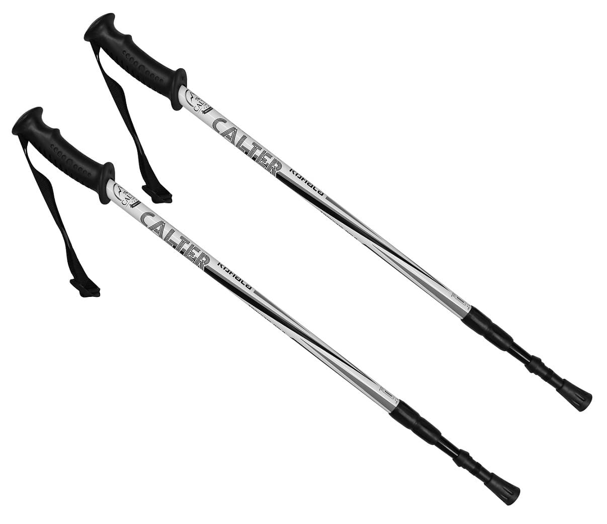 Planinarski štapovi CALTER® KOHALA, 3 dijela, par, bijeli