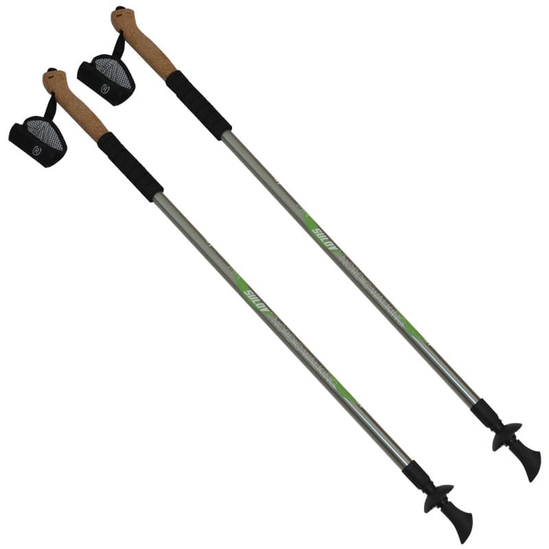 Trekking štapovi SULOV® NORDIC WALKING, 2 dijela, par, zeleni